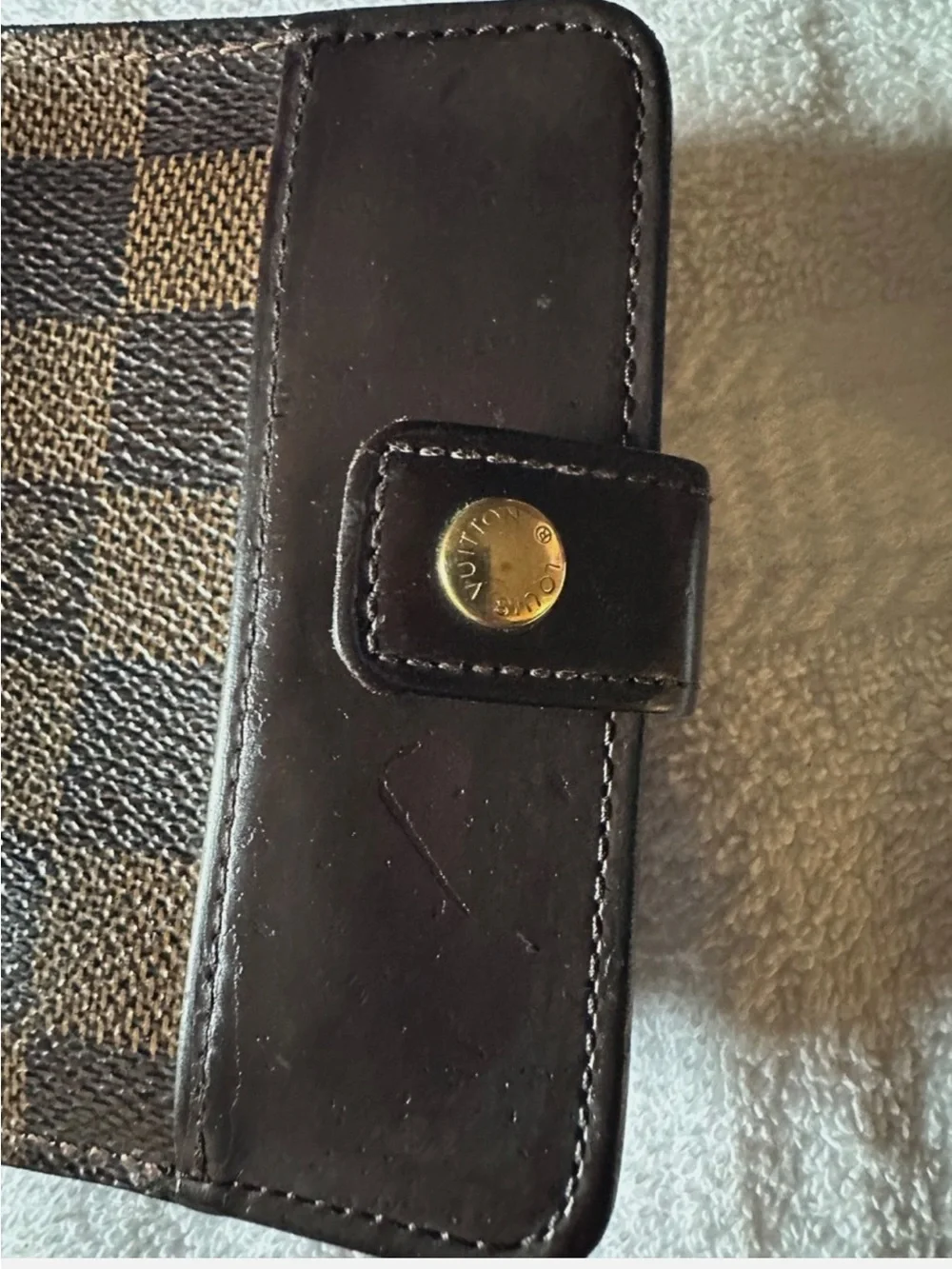 Louis Vuitton Damier Ebene Wallet & 6 Key Holder Set Authentic🤎🤎